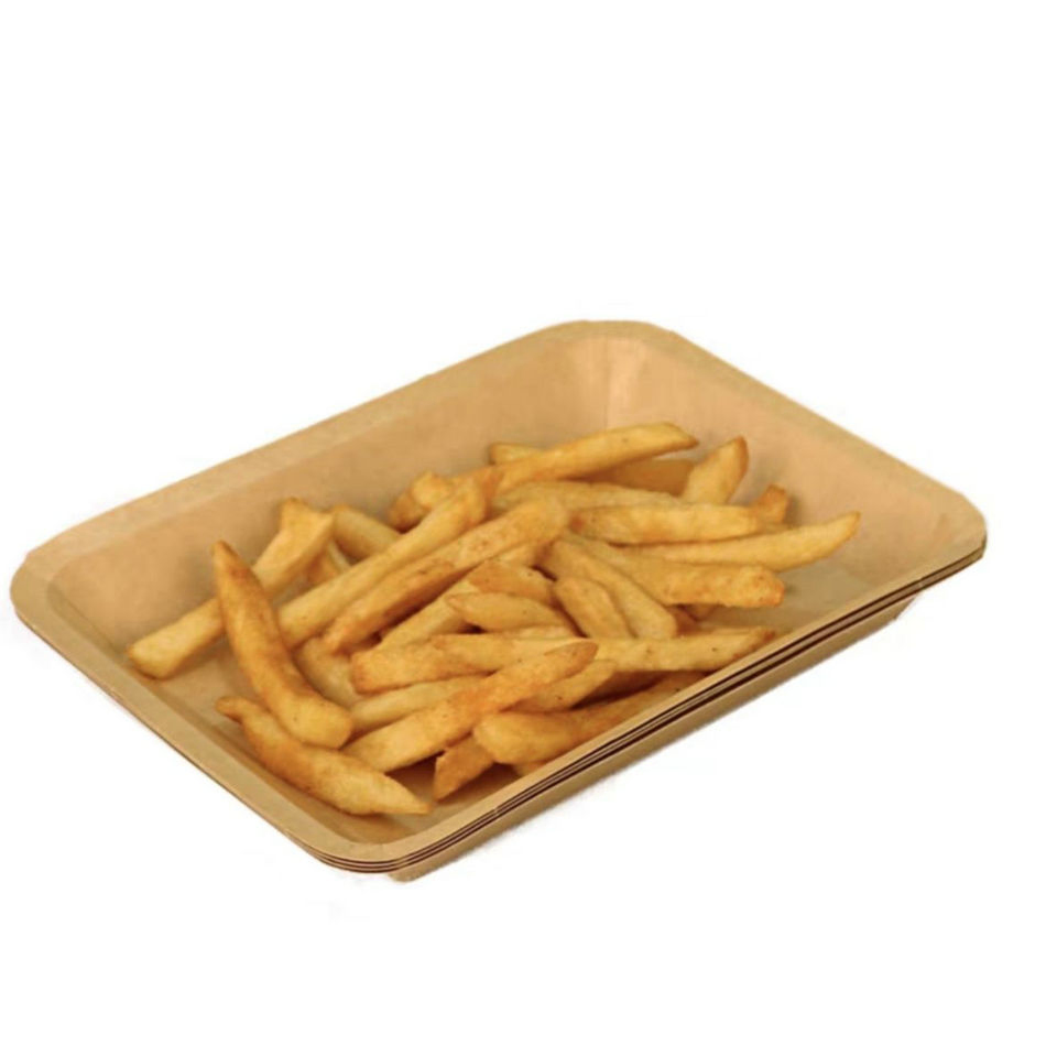 Premium Quality Clear Disposable Paper Trays for Catering