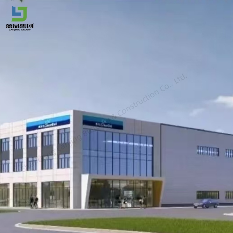 Prefab Workshop Customized Green Light Steel Structure Building Workshop Metal Workshop Industrial Workshop