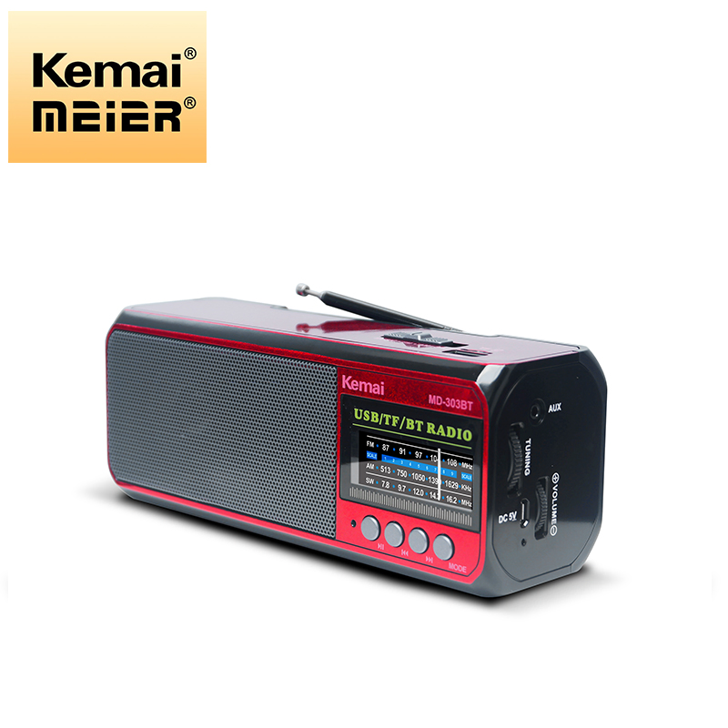 Retro Classic Wooden Digital Receiver FM/Am Sw1 Sw2 4 Bands Stereo Radio with a Wide Range