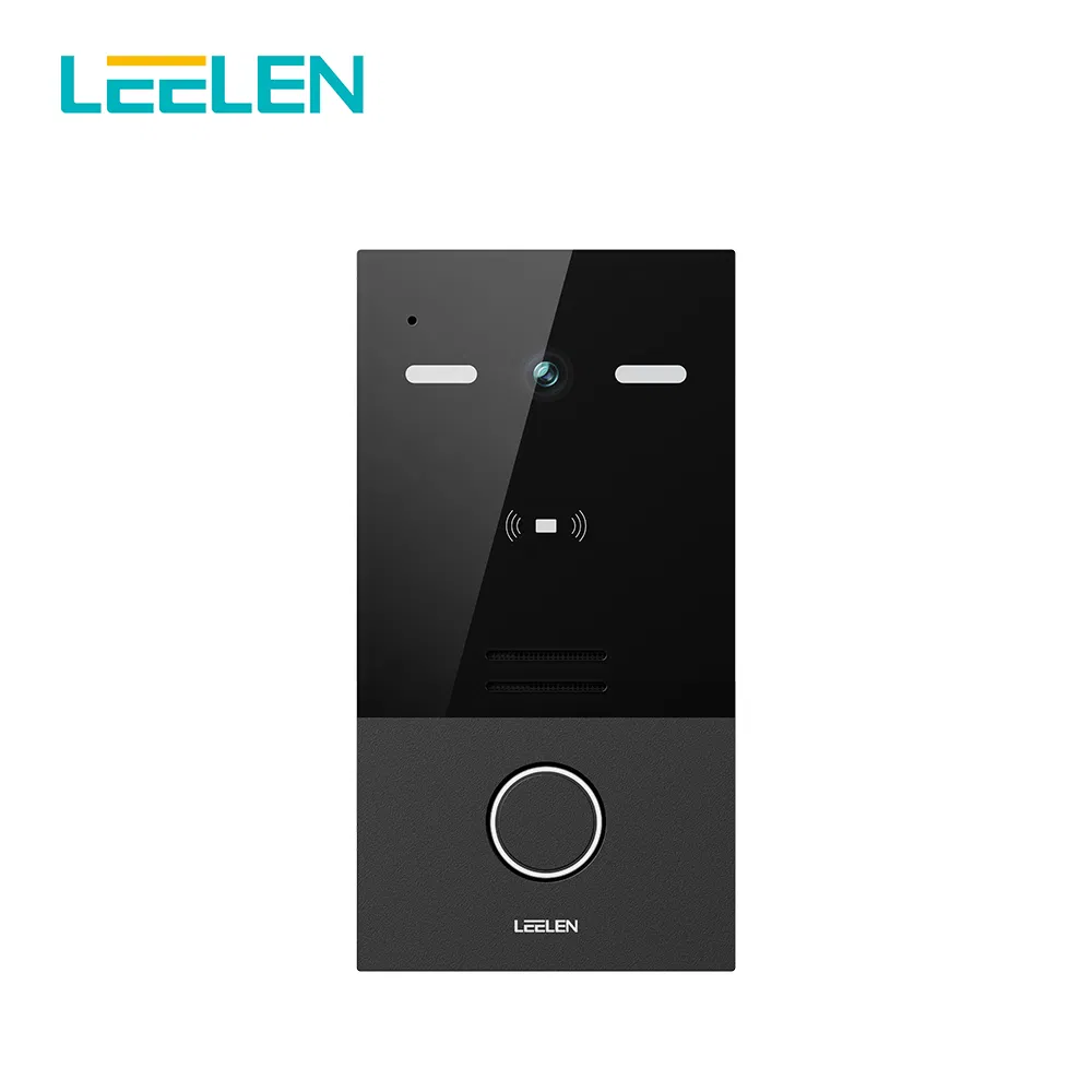Leelen Video Intercom M60 Outdoor Station 2MP HD Camera Lp65 Standard Poe and SIP Open Lock with Card APP