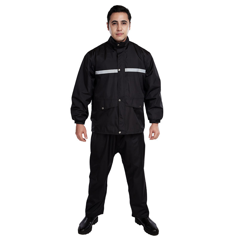 Cheap Price OEM Service Waterproof Reflective Raincoat with Pants Rain Suit Rain Coats Made in Guangzhou