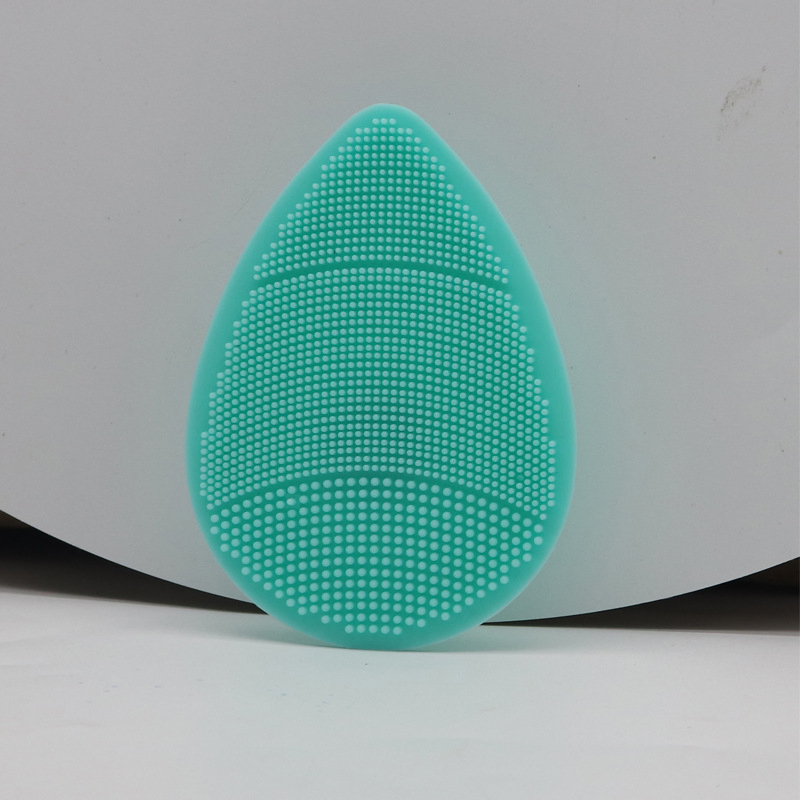 Hot Selling Silicone Baby Face Brush Droplet Shape with Soft Bristles Multi-Functional Massage & Cleansing Tool for Face & Hair