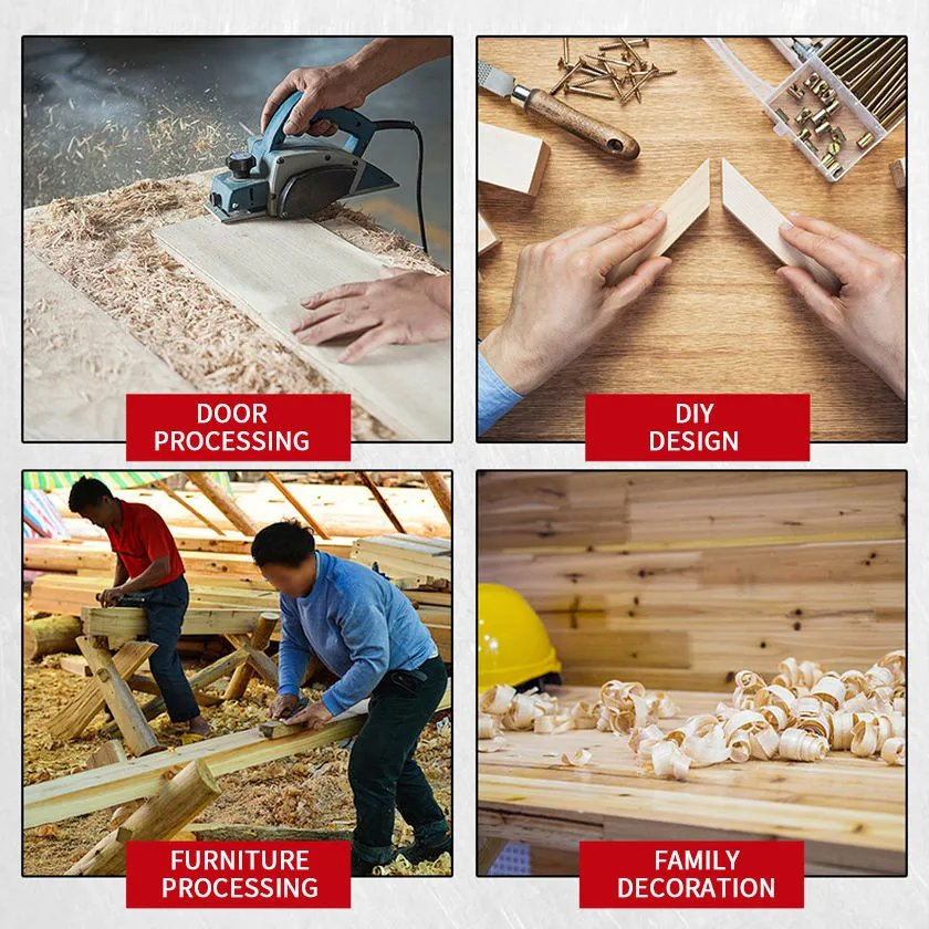 Электрорубанок GLGW 620Вт для строгания и выборки паза