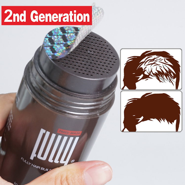 Factory OEM Bactericide Free 2ND Generation Private Labels Plant Keratin Hair Building Fiber Fully Hair Fibers