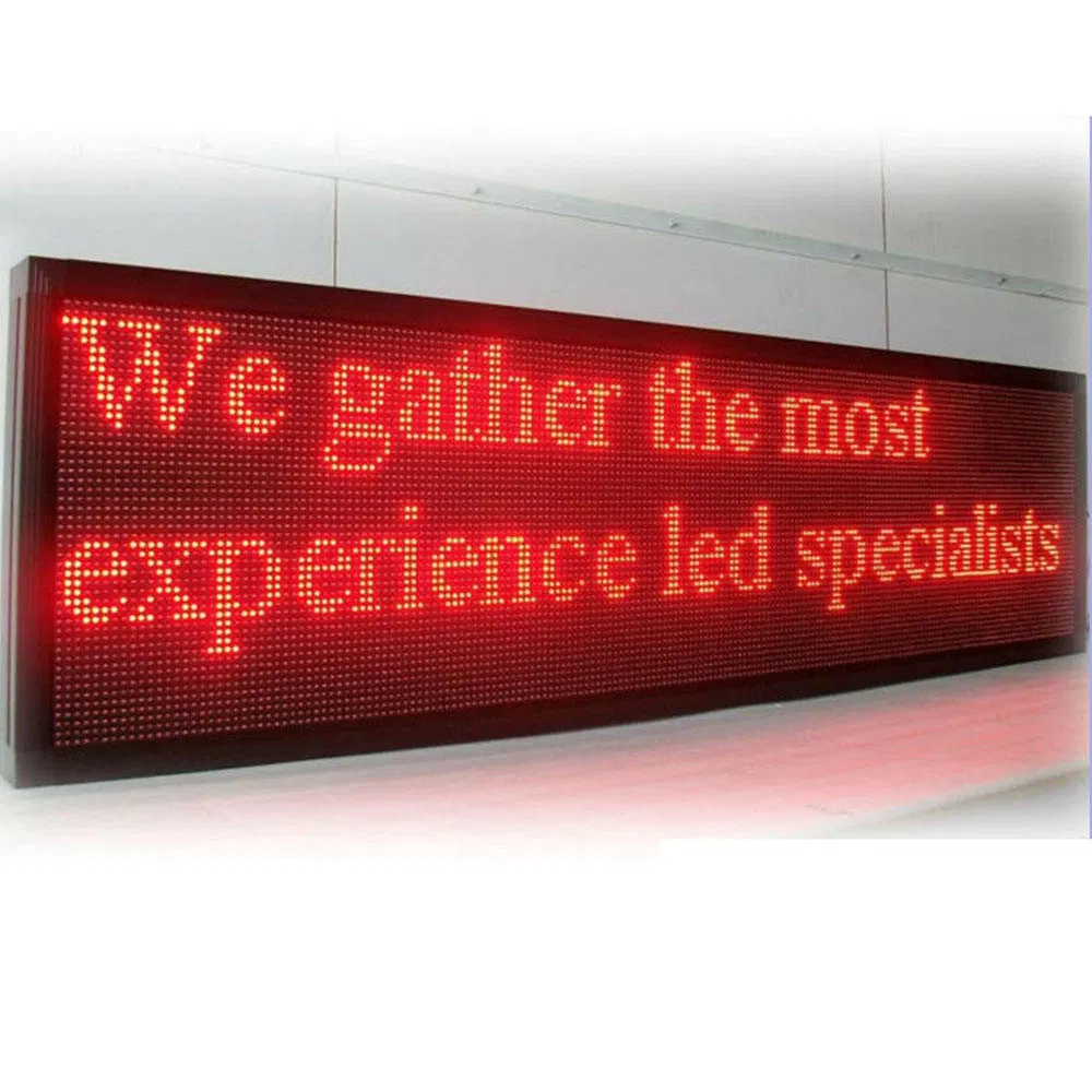 P10 P4 P5 Customizable Content LED Displays Electronic Signage Scrolling LED Display Cheap Outdoor Scrolling LED Display