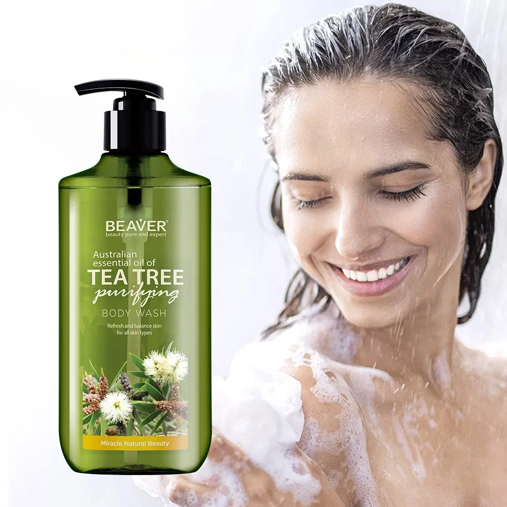 Beaver Tea Tree Skin Body Care Cream Shower Gel Guangzhou Body Wash