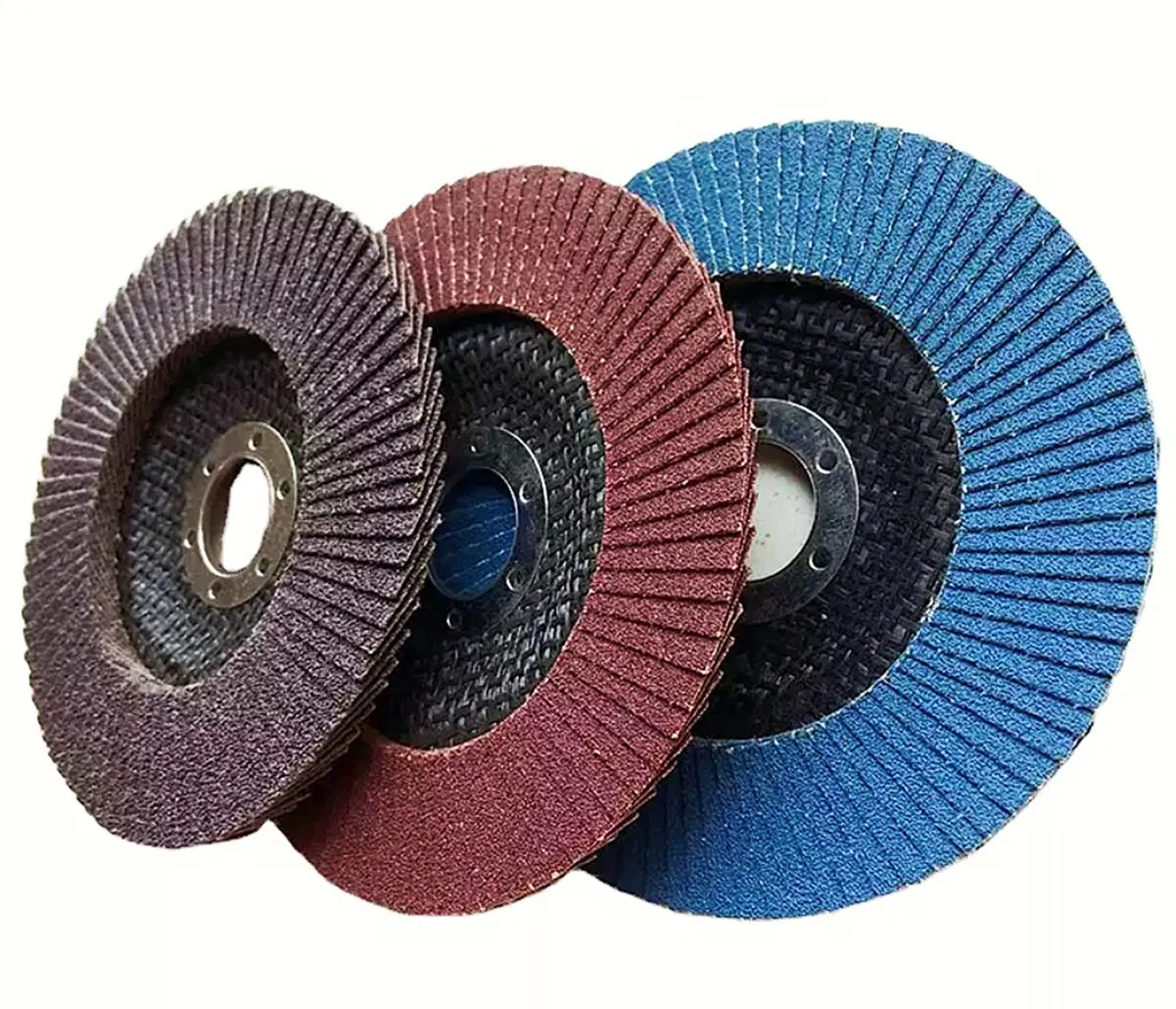 4.5 Inch 115mm Metal Polishing Aluminum Oxide Fiberglass Backing Sanding Flap Disc Grinding Wheels