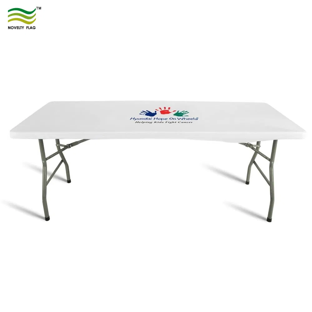 Custom Printing 300d 4FT 6FT 8FT Table Cloth Cover Cloth