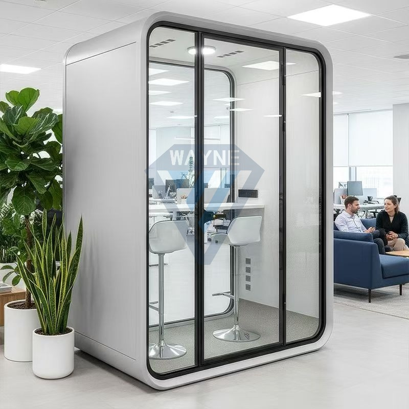 Soundproof Portable Easy Assemble DIY Mobile Meeting Booth Outdoor Indoor Home Office Pod