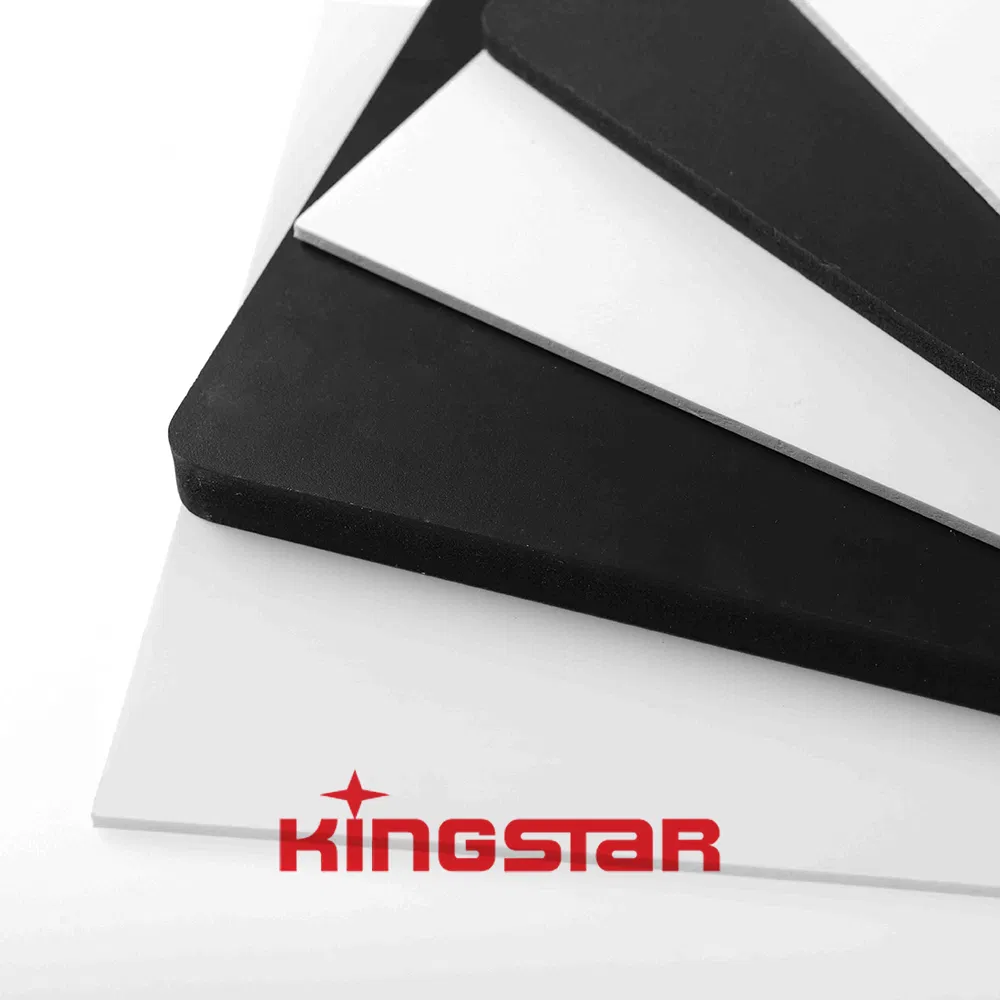1220m*2440m 1-8mm White/Black PVC Free Foam Board for Printing and Engrave