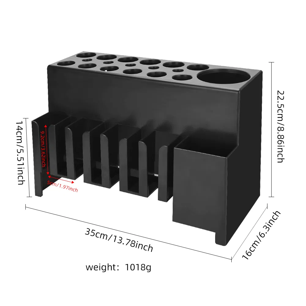 Professional Durable Barber Tools Scissors Case Display Rack Hairstylist Organizer Tools Holder