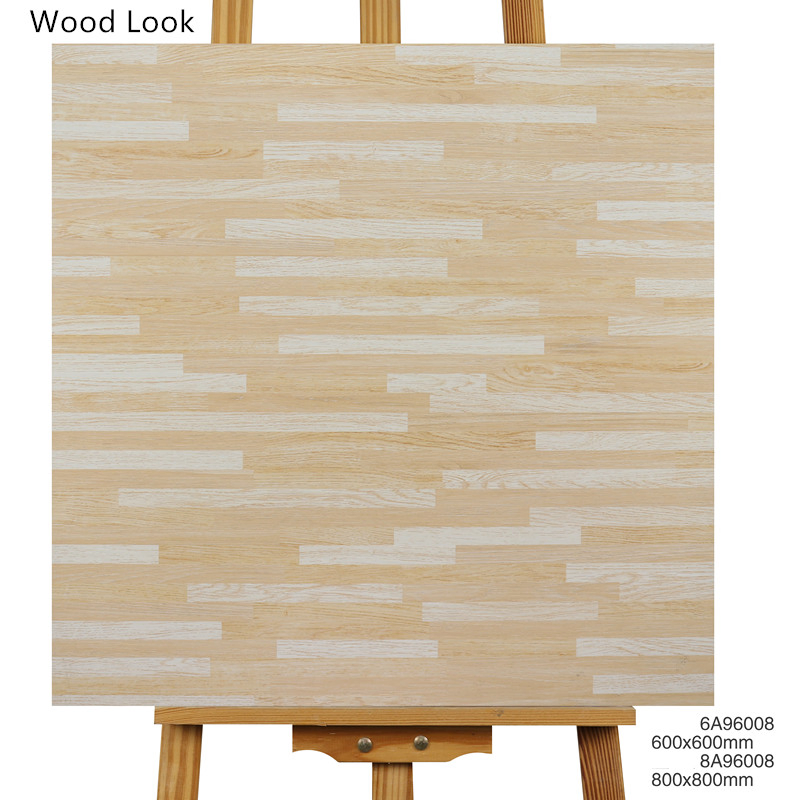600*600mm Rustic Wood Ceramic Floor Tiles for Commercial