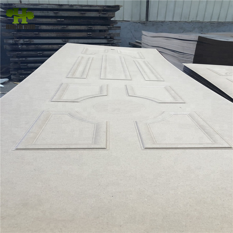 Latest Design Wooden Veneer Door Skin Solid Wood Moulded HDF/Plywood Door Skin