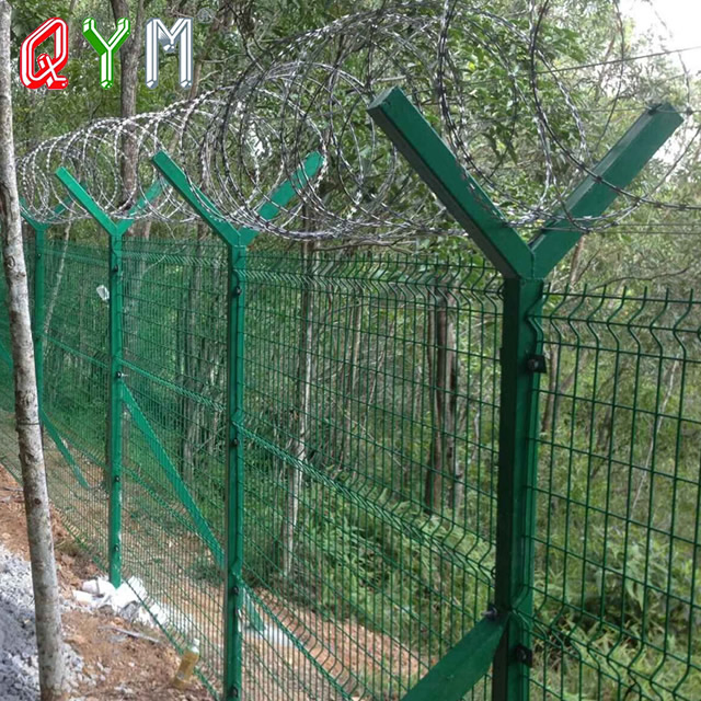 High Security Prison Airport Razor Barbed Wire Fencing