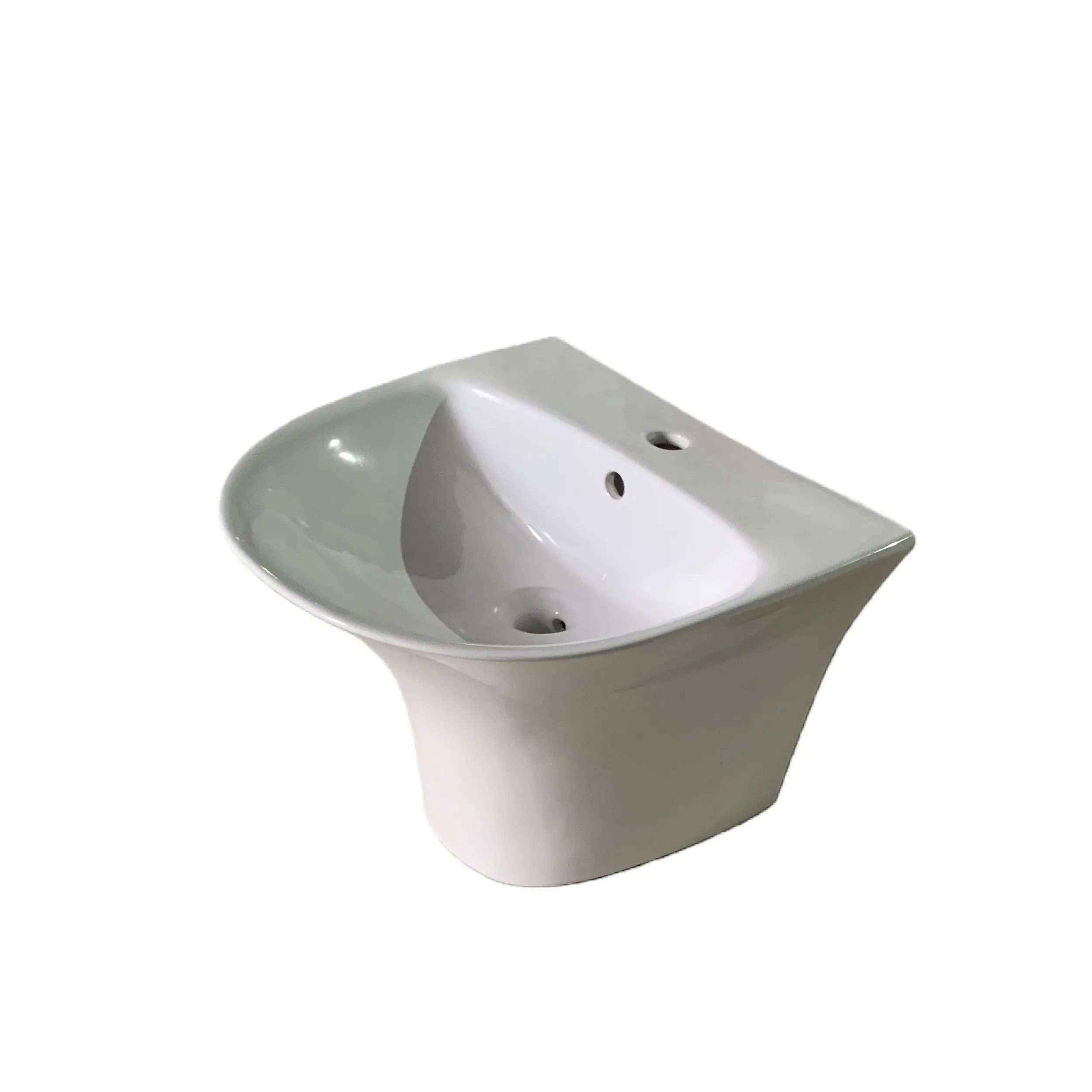 Efficient Ceramic Wall Hung Sink Modern Bathroom Wall Mounted Wash Basin