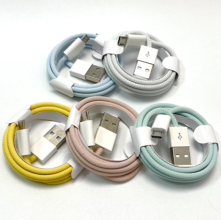 Белый нейлоновый кабель USB-C для iPhone