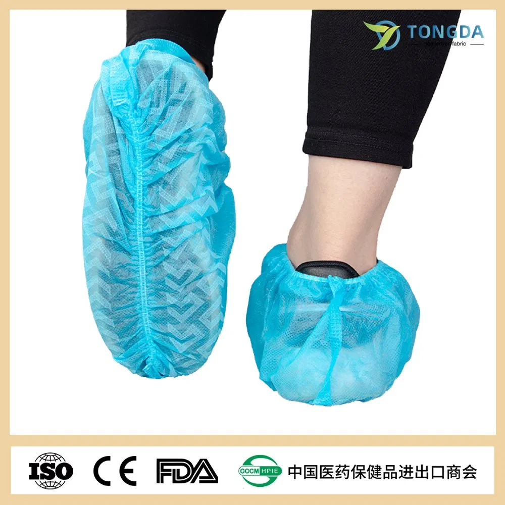 Disposable Shoe Covers Water Resistant, Non Slip, Durable Non-Woven Material