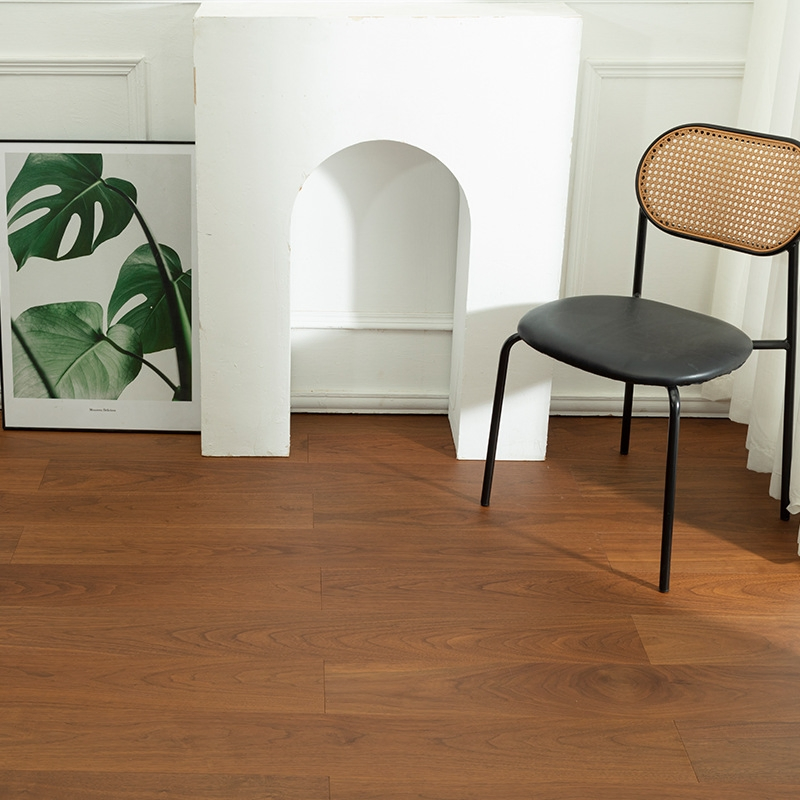Light Luxury North American Black Walnut Composite Three-Layer Solid Wood Flooring 0792
