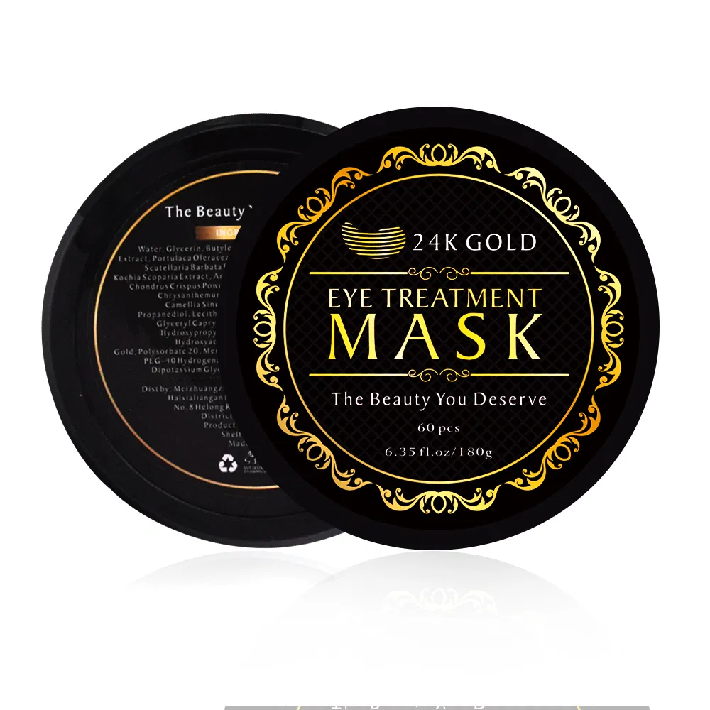 Manufacturer Skin Care Collagen Anti Wrinkle Crystal Anti Aging 24K Gold Eye Mask for Women