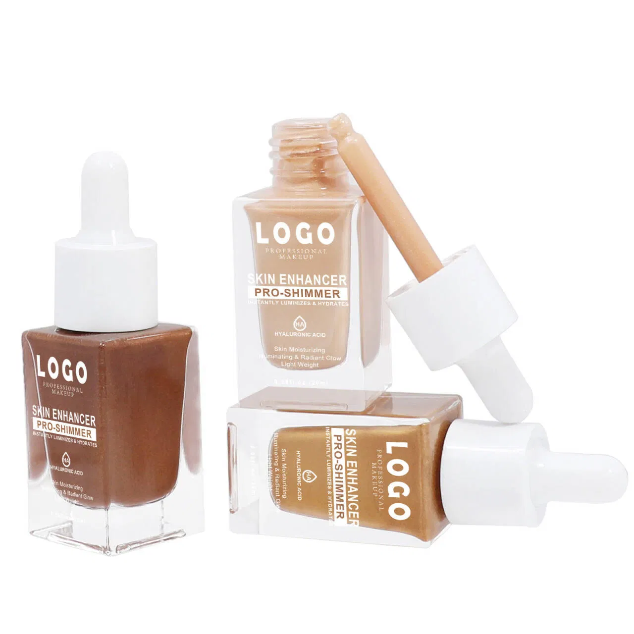 Private Label Hydrating Skincare Dew Drops Face Serum Hyaluronic Face Primer