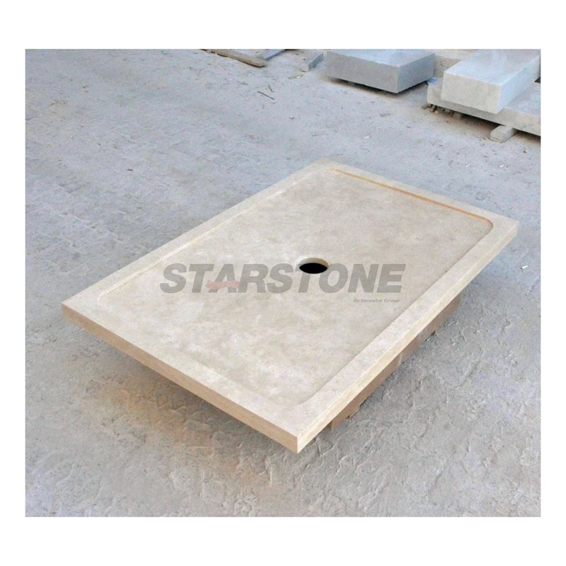 Marble Antislip Custom Rectangular/Round/Square Marble Granite Stone Large Shower Trays