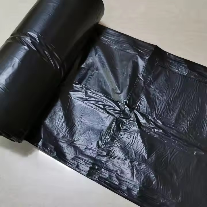 Disposable HDPE Black Star Fund Garbage Plastic Bag