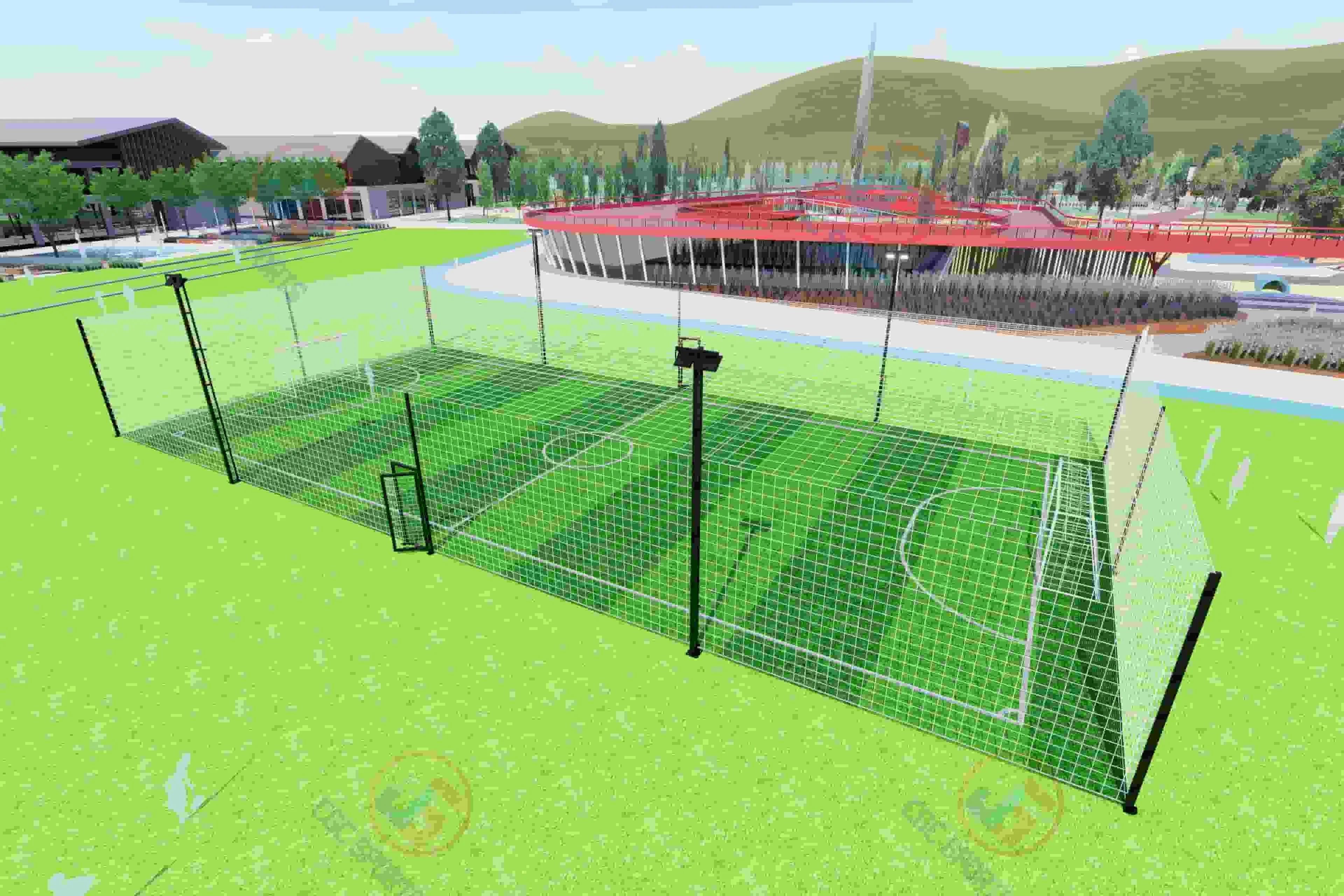 Professional Soccer Field Fence Manufacturer High Quality Mesh Netting Factory Direct Supplier for Sports Ground