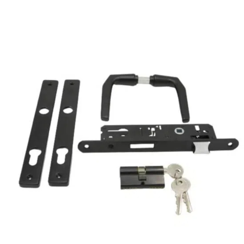 Luxury Aluminum Alloy Mortise Security Privacy Room Door Lock Set with Handle