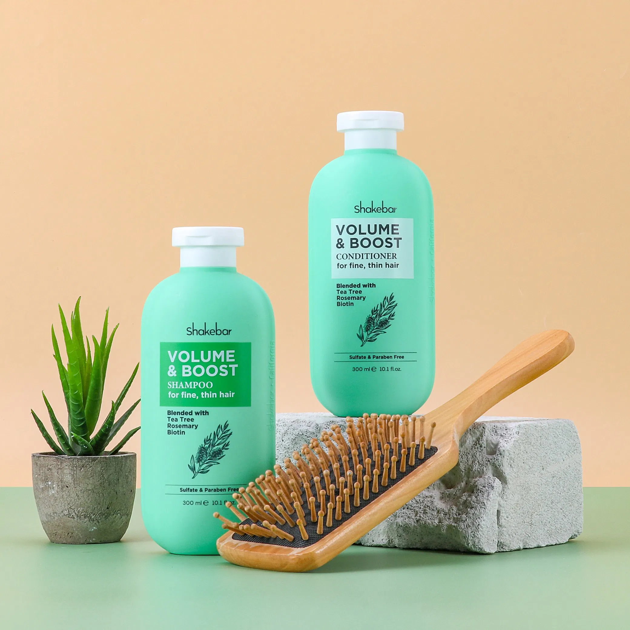 Shakebar Cost-Effectively 300ml Hair Care Products Biotin Salon Shampoo and Conditioner