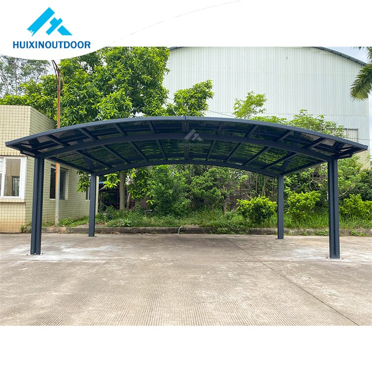 Morden Style Polycarbonate Carport Shelter 2 Prefab RV Cover Shed