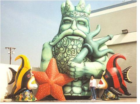 2023 New Inflatable Sea Creatures - King Neptune, Starfish, Angel Fish