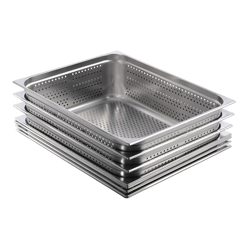 Hot Sale Europe Style Ss201 Stainless Steel Gn Pan for Kitchen