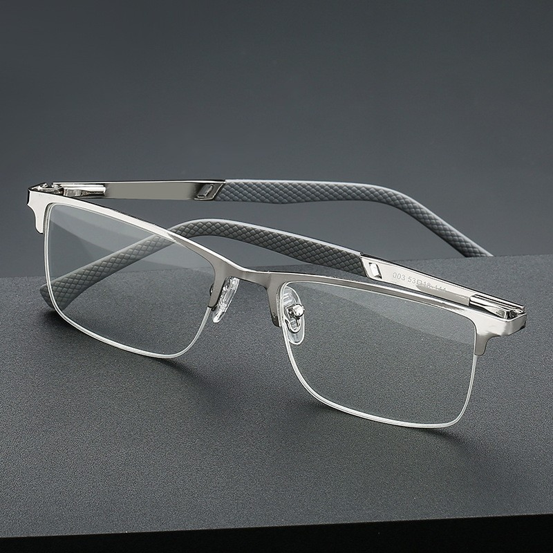 New Business Metal Reading Glasses with Blue Light Protection