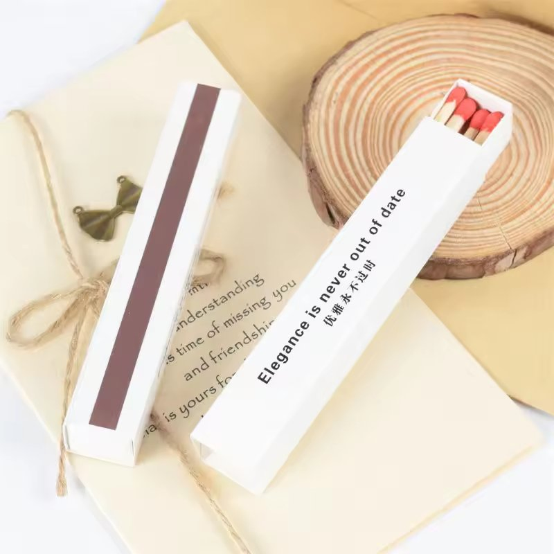 New Selection of Creative and Elegant Matches Long Extended Matches Customized Print Aromatherapy Candle Matches