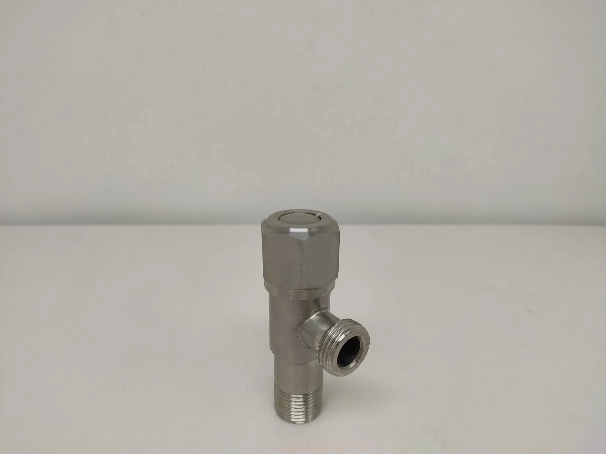Swivel Toilet 90 Degree Shower Stainless Steel Angle Valve 1/2 X3/8 Inch