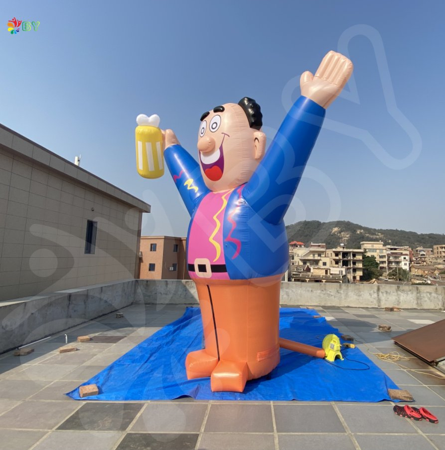 New Design Inflatable Holland Doll Advertising Inflatable Abraham Balloon for Outdoor Decoration