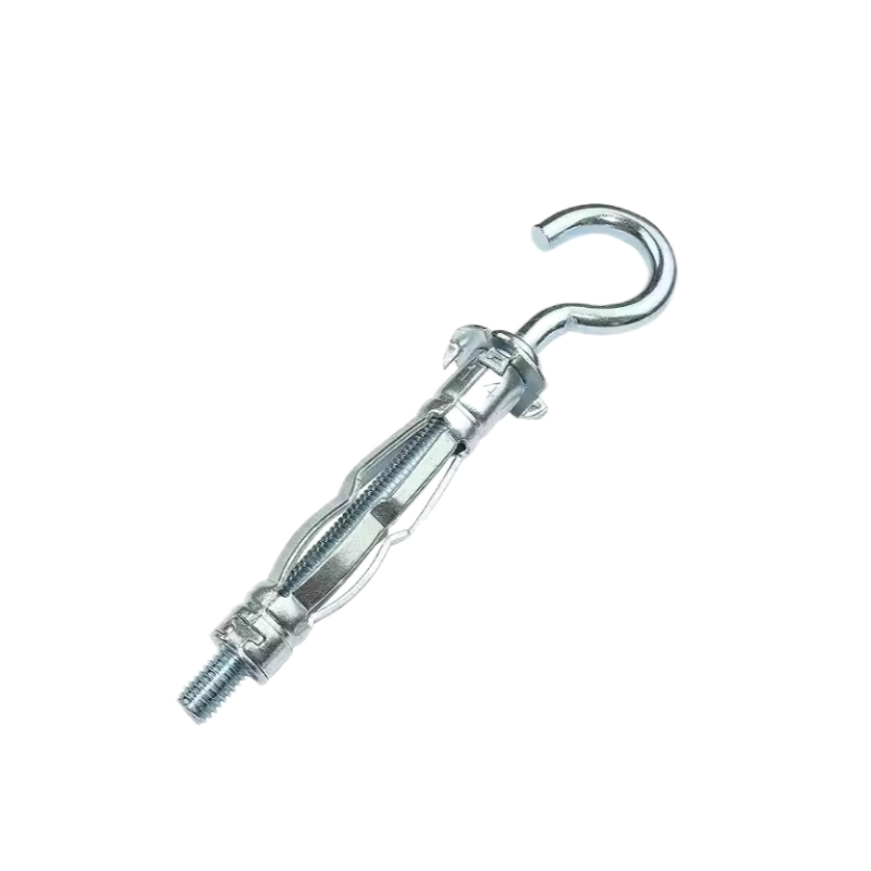 Carbon Steel Zinc Plated Expansion Bolt Plug C Type Round Hook Hollow Wall Anchor