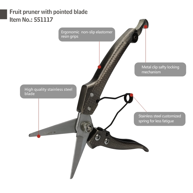 Bypass Pruning Scissor Branch Garden Pruner Garden Floral Secateurs Pruning Shear