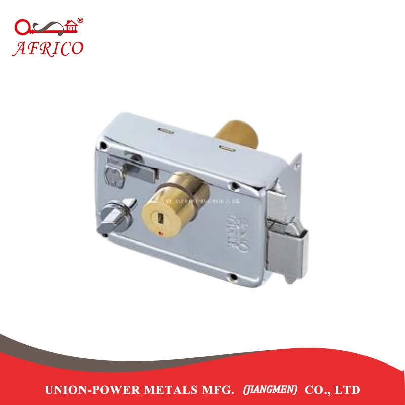 Fechadura Lock Night Latch Lock Rim Security Lock with Computer Keys