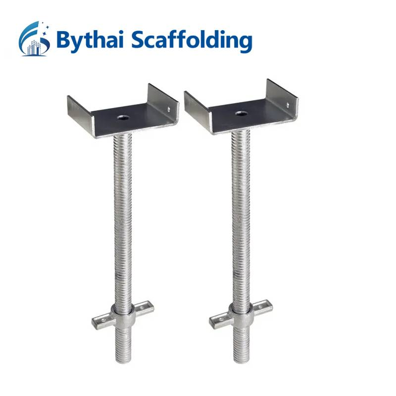 Adjustable Galvanized Steel Hollow Solid Screw U Head Jack Scaffolding