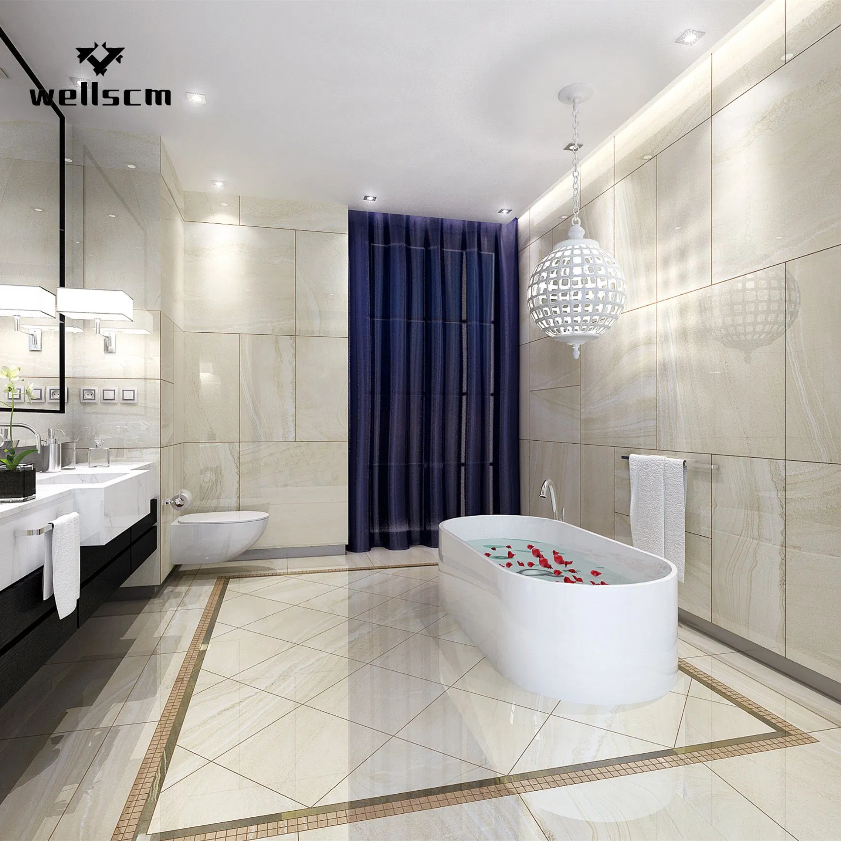 Antique Wood Tiles High-End Simulation Wood Grain Textured Surface Like Ceramic Floor Tiles