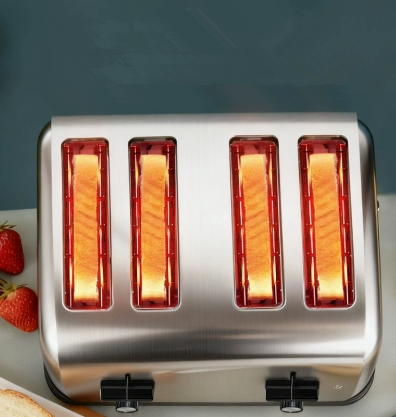 Тостер из нержавеющей стали для вафель и сэндвичей