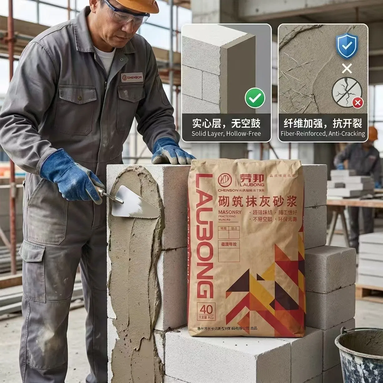 M10 M15 High Strength Masonry Mortar Building Material