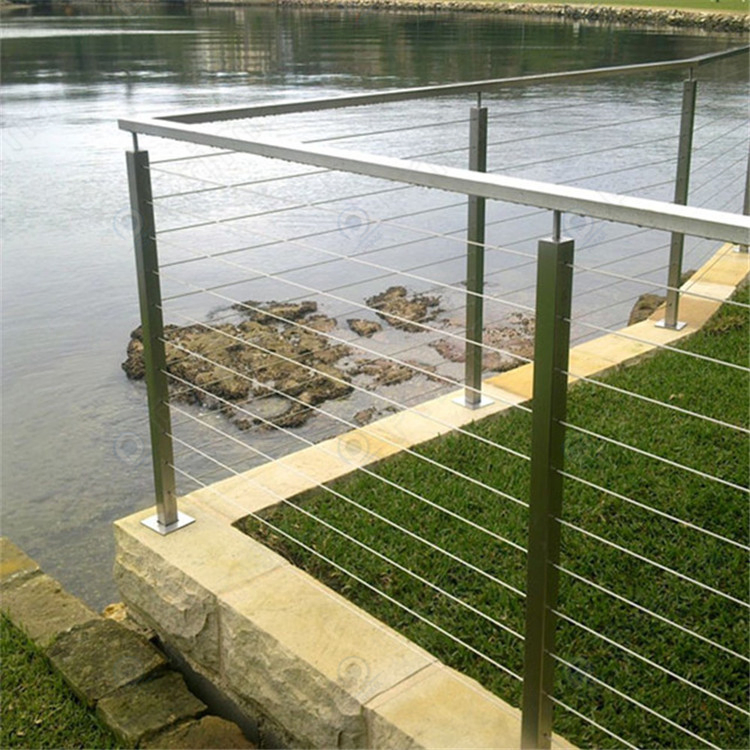 Orient Stylish Rope Railing with Modern Design Outdoor Spaces Railing