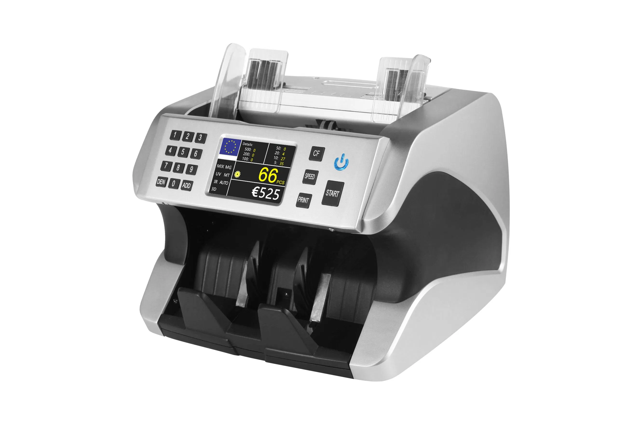 Mixed Bill Counter Machine/ Front Loading Note Counter