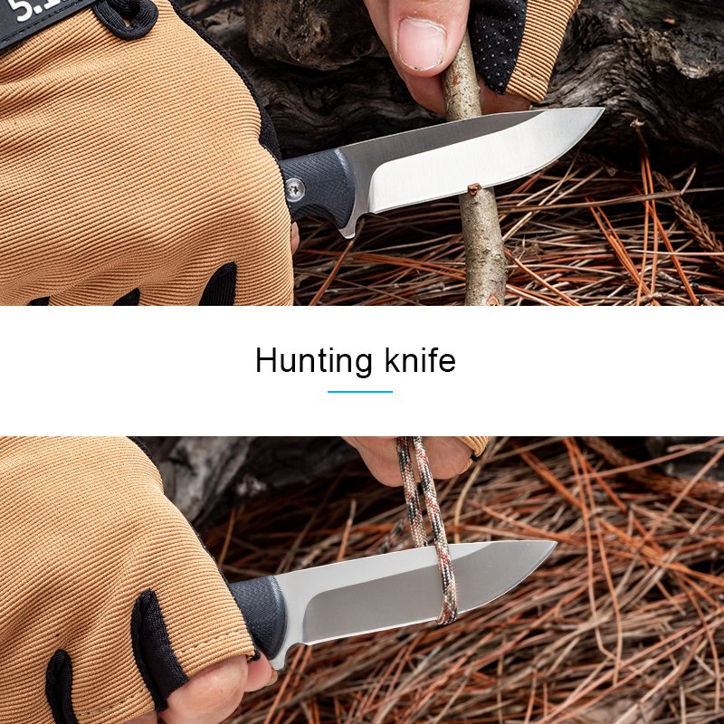 G10 Handle 440c Stainless Steel Outdoor Fixed Blade Knife