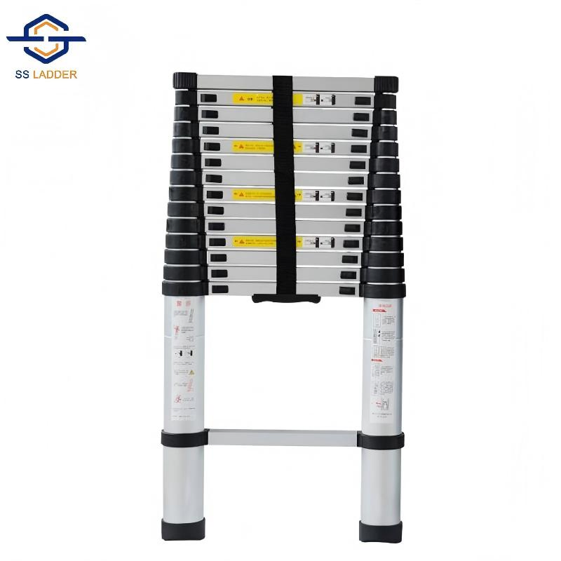 En131 Certified Compact Aluminum Folding Telescopic Ladder Aluminum Attic Stairs with Cheap Price for Home Use