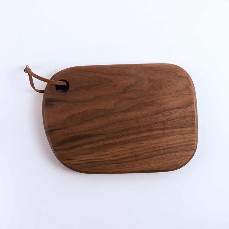 American Black Walnut Wood Chopping Board Cutting Blocks Serving Plate Bread Pizza Tray