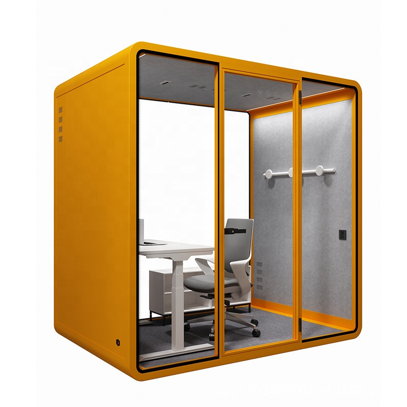 Jinghuan Professional Office Pods Workplace Noise Reduction Device Telephone Booth Soundproof Cabin