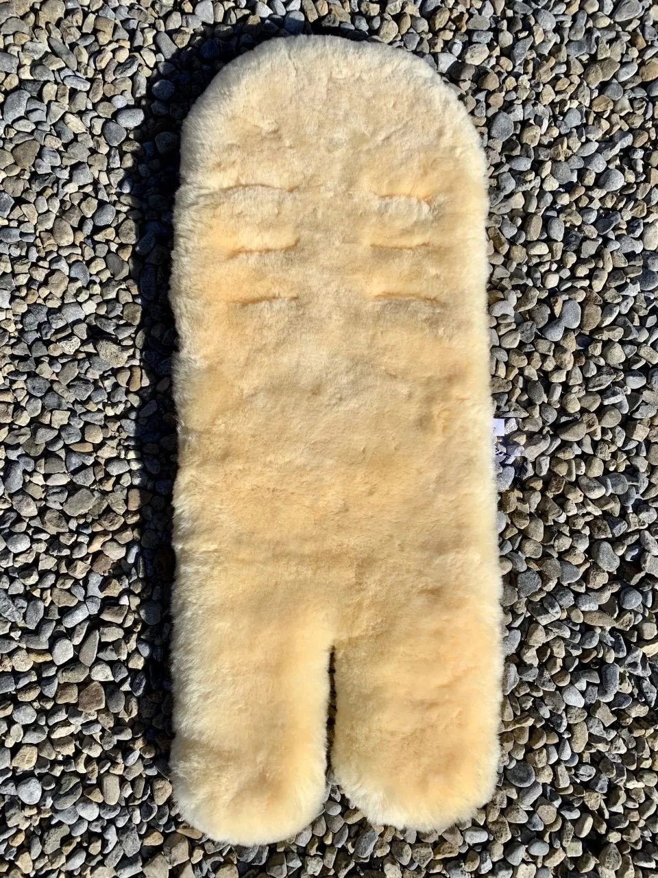 Super Warm Real Fur Sheepskin Straight Wool Stroller Liner for Babies